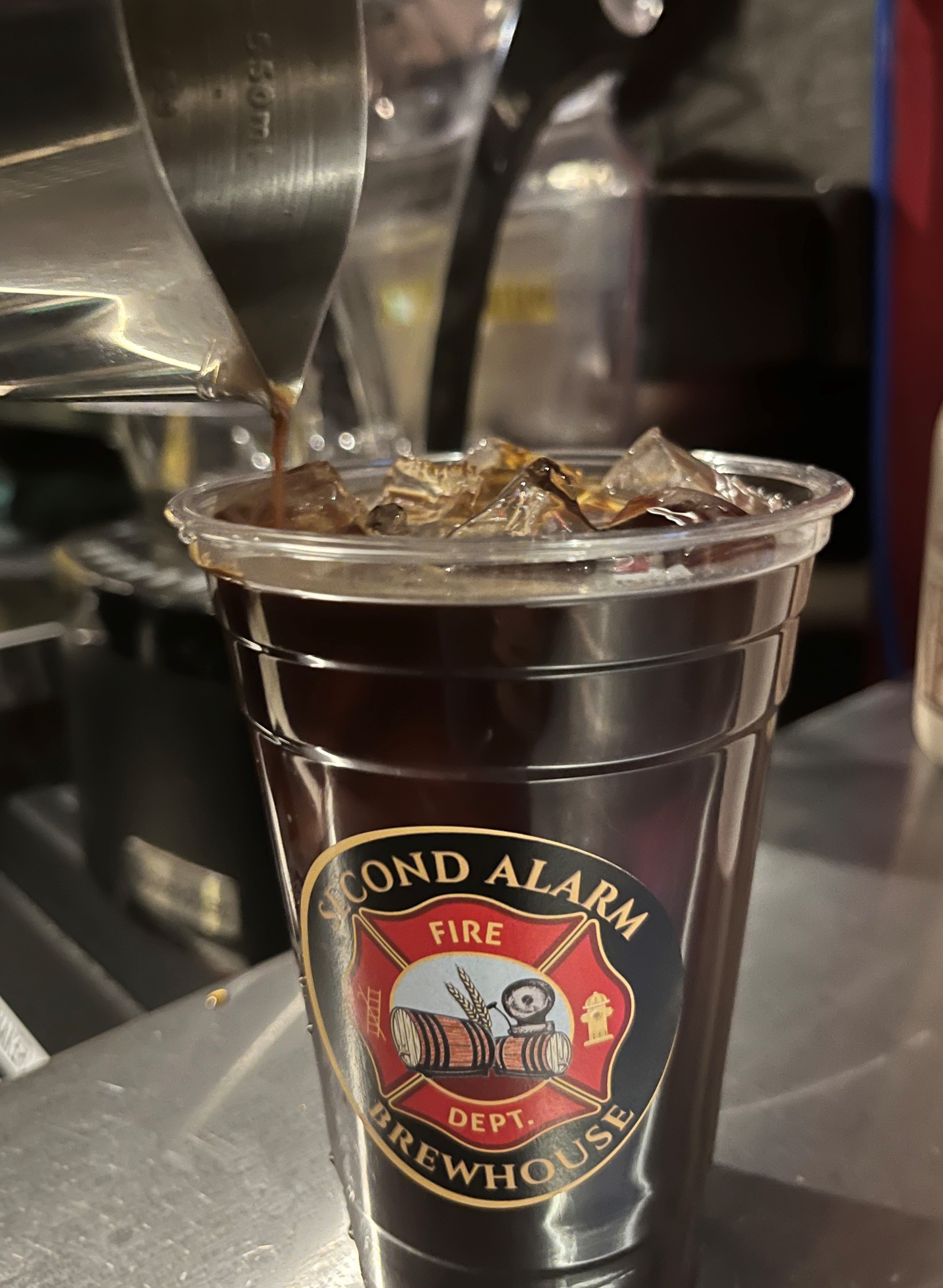 Order Iced Americano  food online from Second Alarm Brewhouse store, Pasadena on bringmethat.com