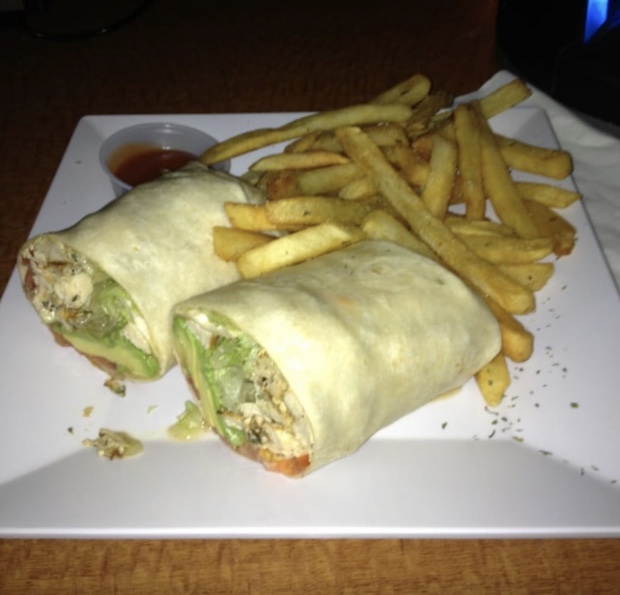 Order Avocado Chicken Ranch Wrap food online from Tropix Bar & Lounge store, Rego Park on bringmethat.com