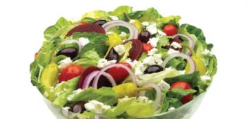 Order Greek Salad food online from Happys Pizza store, Lorain on bringmethat.com