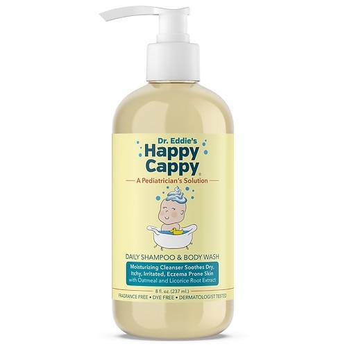 Order Happy Cappy Children's Daily Shampoo & Body Wash Fragrance Free - 8.0 fl oz food online from Walgreens store, Cleveland on bringmethat.com