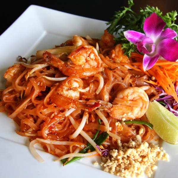 Order 42. Pad Thai food online from Basil Thai Cuisine store, Huntington Beach on bringmethat.com
