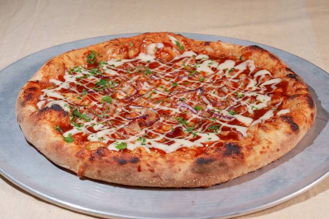 Order 12" BBQ Chicken Round food online from Sunset Squares Pizza store, San Francisco on bringmethat.com