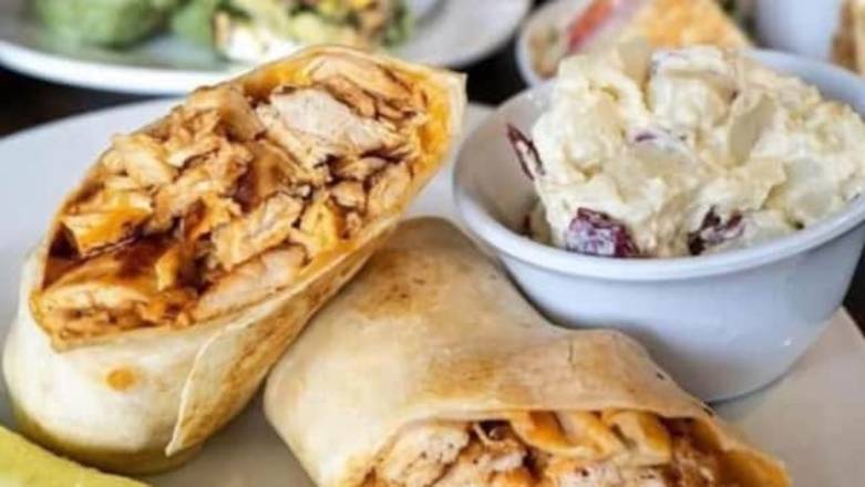 Order Grilled Chicken & Bacon Wrap food online from Famous Toastery store, Tega Cay on bringmethat.com