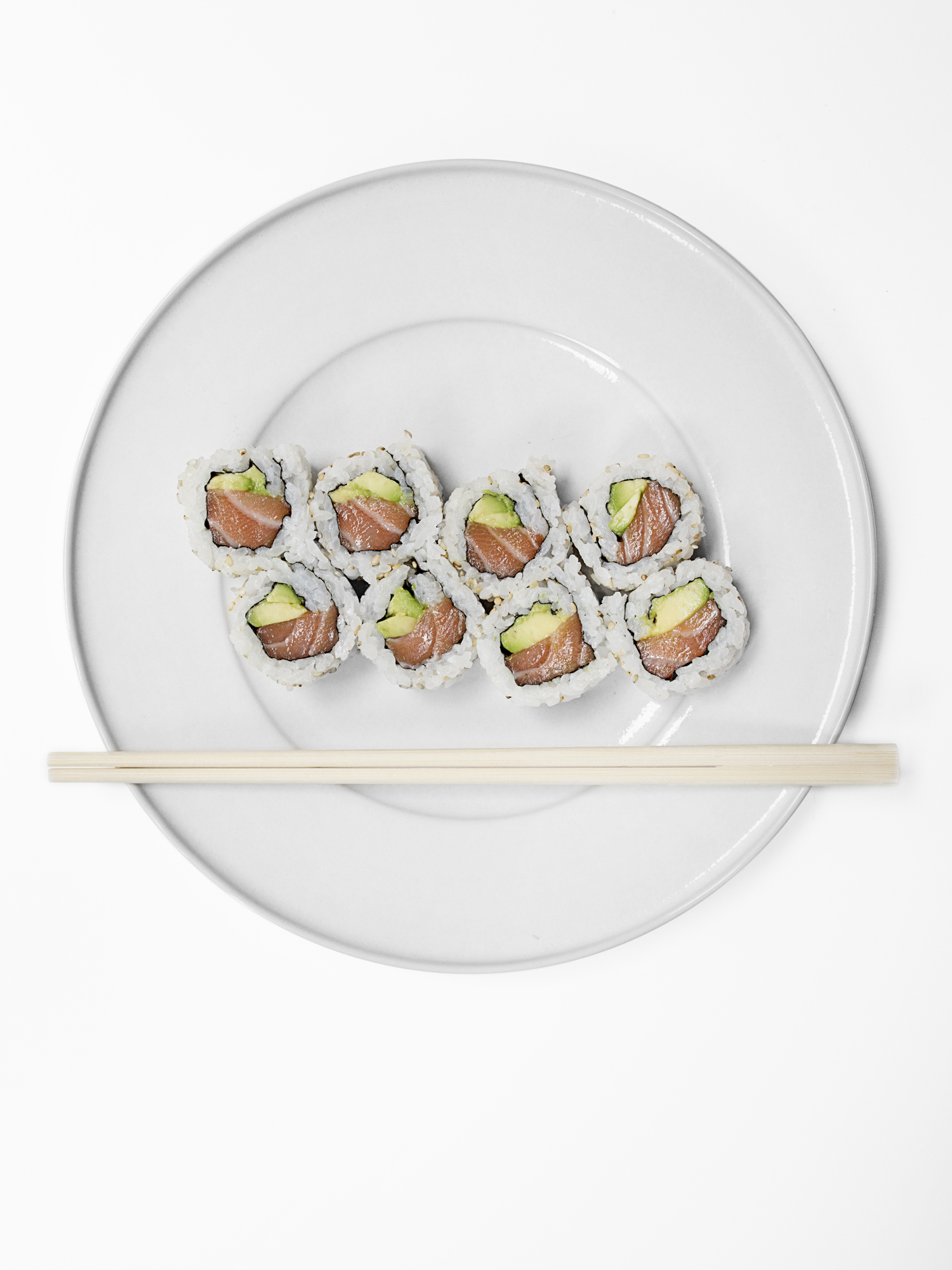 Order Salmon Avocado Cutup food online from Aki Sushi store, New York on bringmethat.com