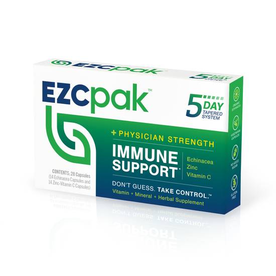 Order EZC Pak 50-Day Immune Support Capsules (28 ct) food online from Rite Aid store, Warren on bringmethat.com