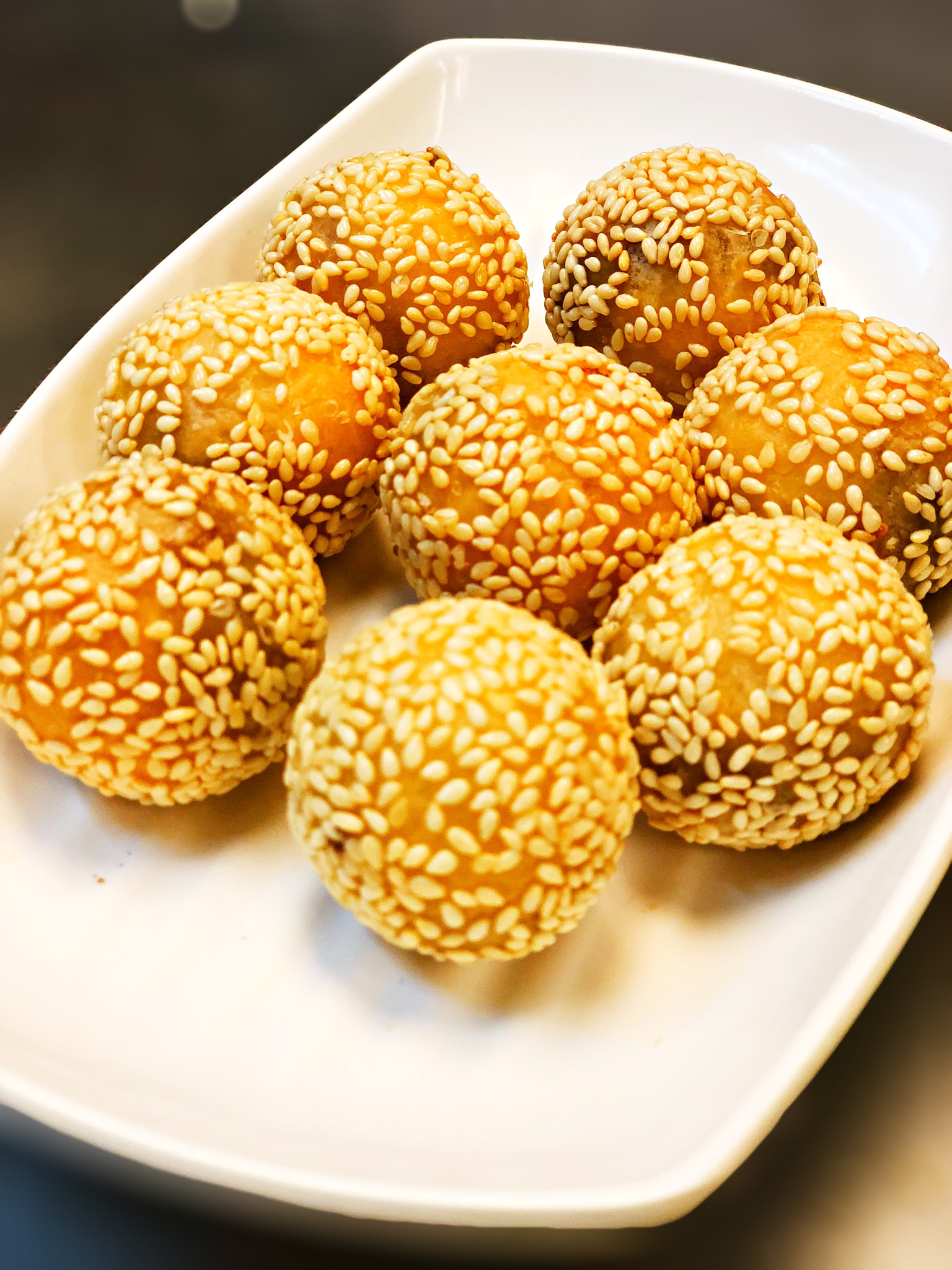 Order 39. Sesame Ball food online from House of Pho store, Hoffman Estates on bringmethat.com