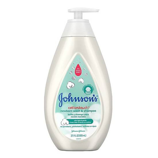 Order Johnson's® CottonTouch™ 27.1 fl. oz. Newborn Wash and Shampoo food online from Bed Bath &Amp; Beyond store, San Luis Obispo on bringmethat.com