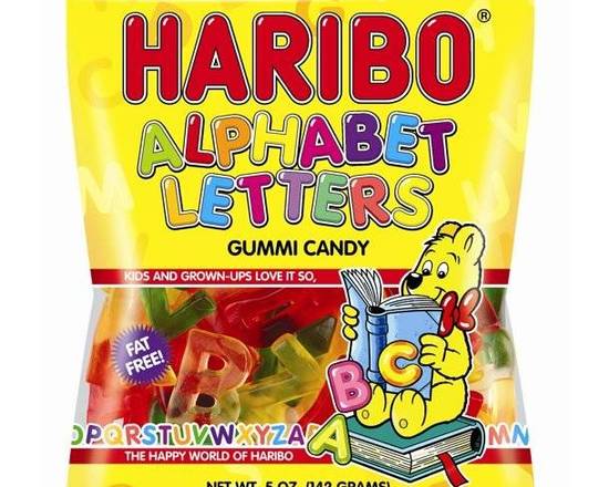 Order Haribo Alphabet Letters Gummi Candy 5oz food online from Starway Liquor store, Bell Gardens on bringmethat.com