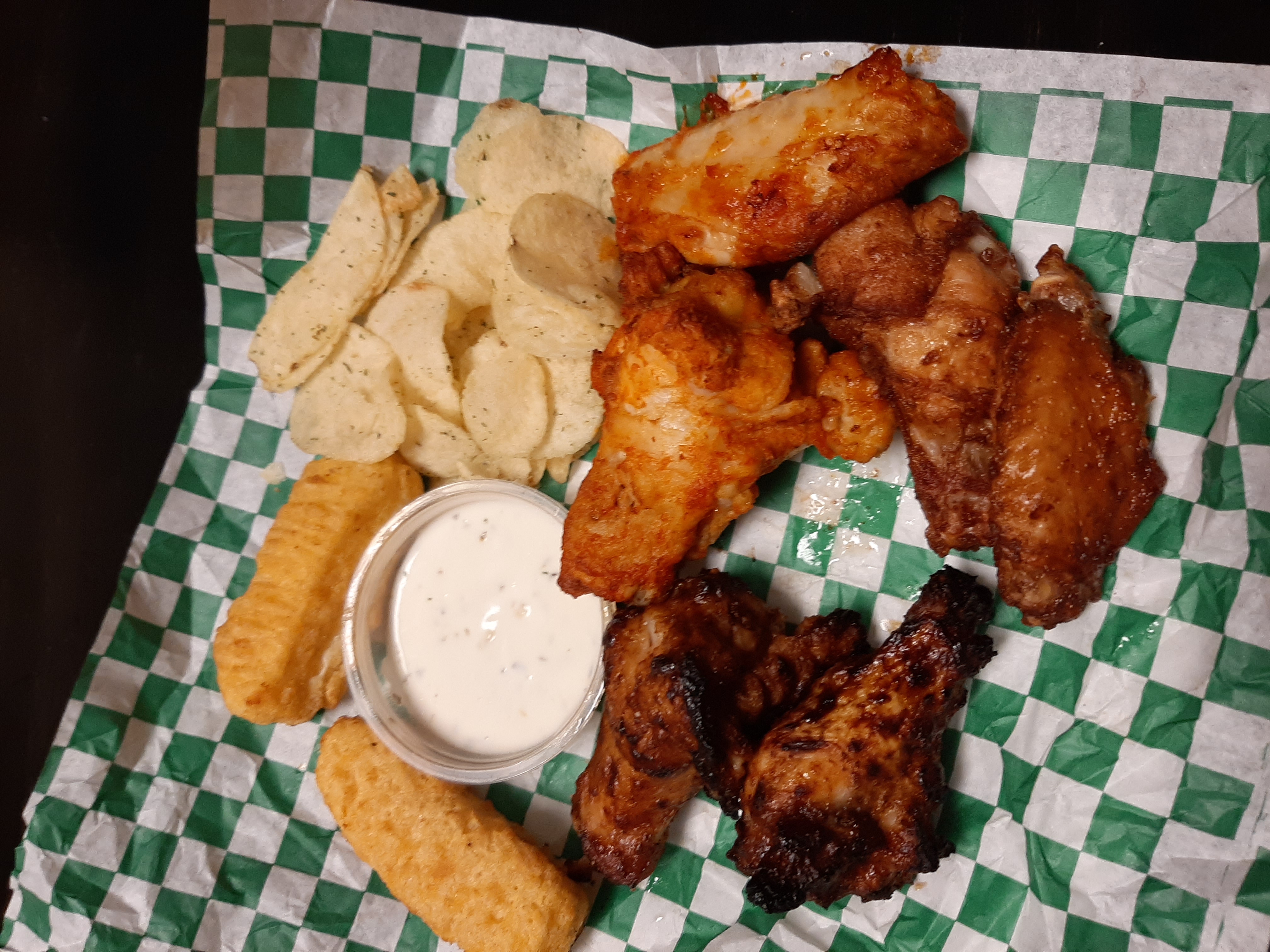 Order Wings Mixer Pack food online from Cafe & Canela store, El Paso on bringmethat.com