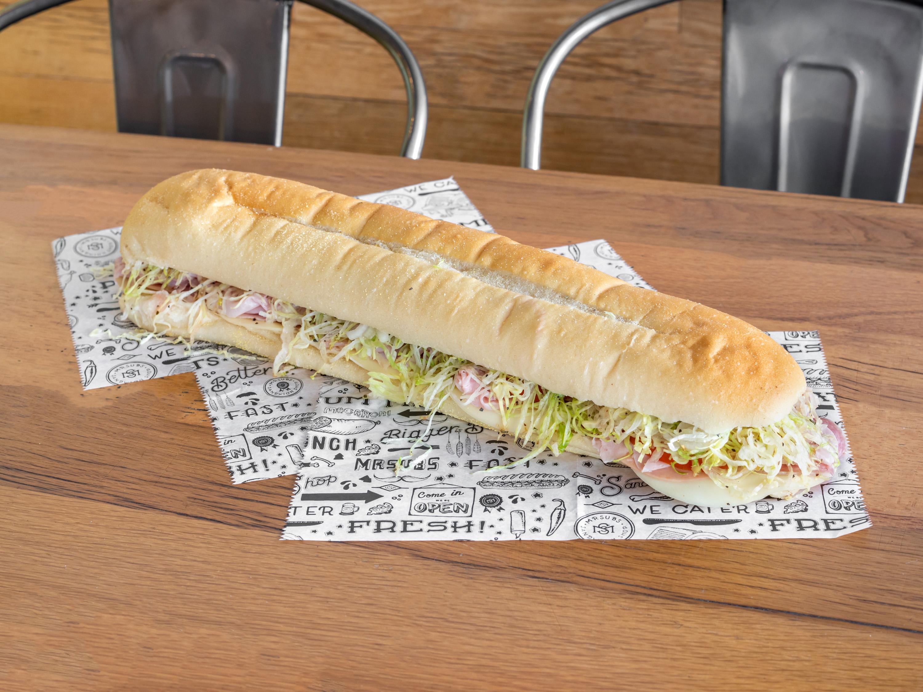 Order 16in #2 Boiled ham capicola & cheese food online from Mr. Subs store, Cranbury on bringmethat.com