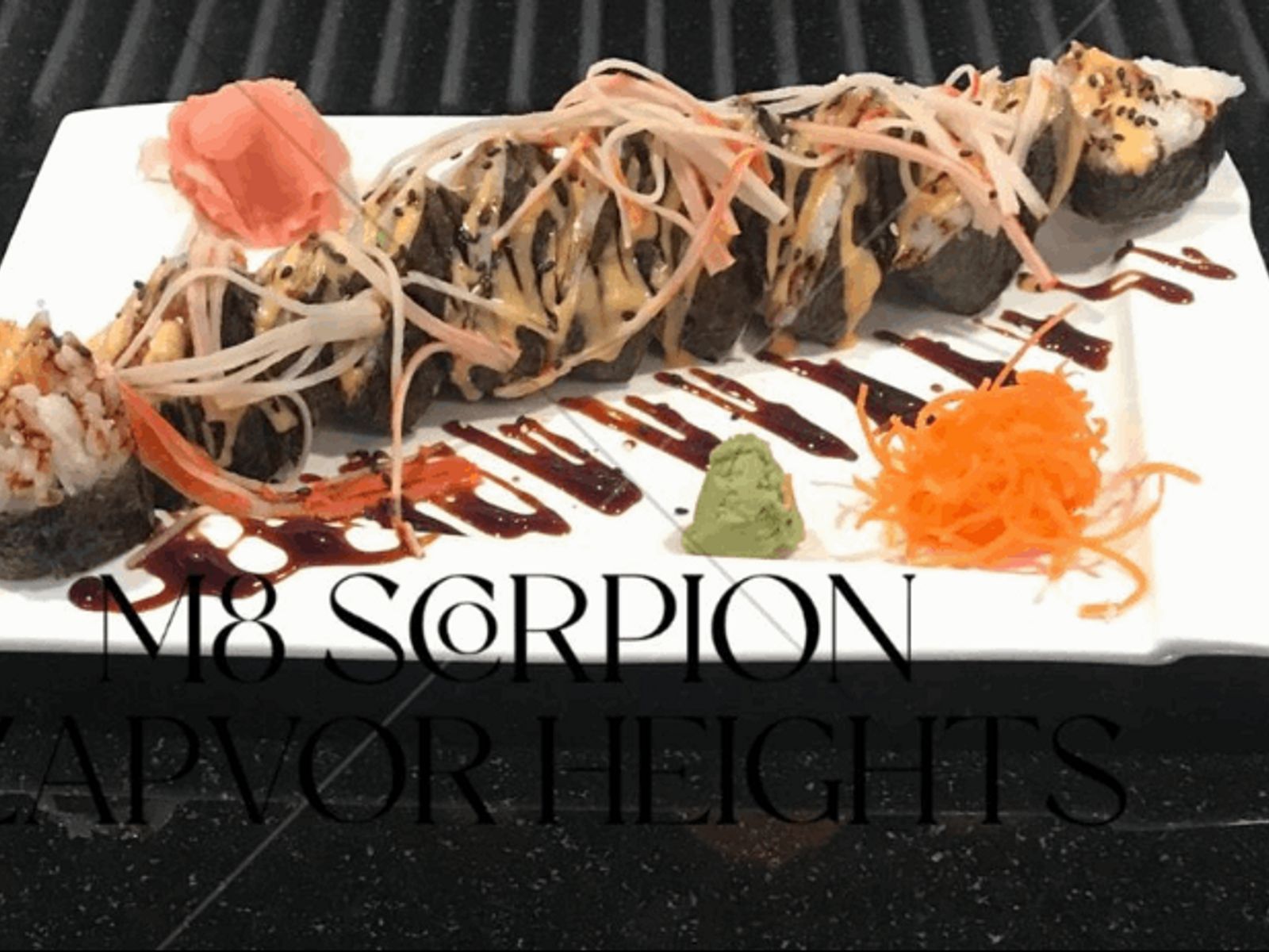 Order M7 Scorpion Roll food online from Thai Spice Restaurant store, Houston on bringmethat.com