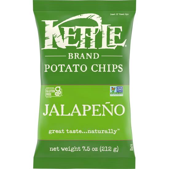 Order Kettle Brand Jalapeno Kettle Potato Chips, 7.5 Oz food online from Cvs store, LAKEWOOD on bringmethat.com