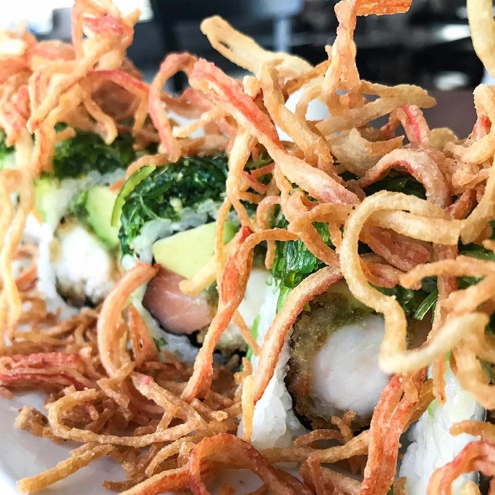 Order Godzilla Roll food online from Wave Asian Bistro & Sushi store, Mount Dora on bringmethat.com