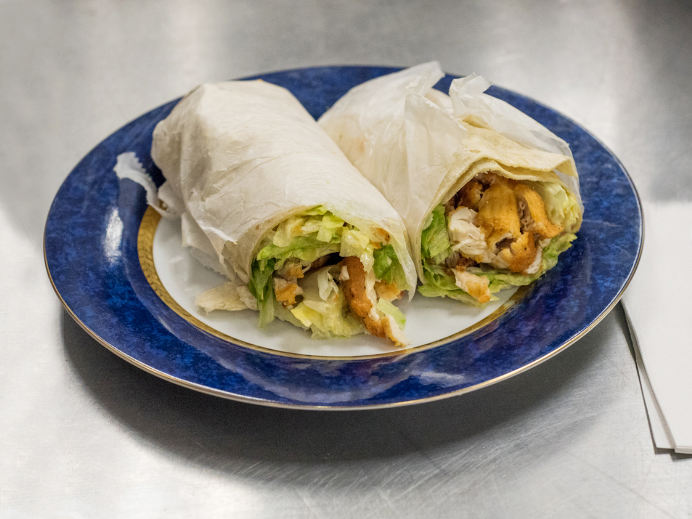 Order Crispy Chicken Wrap food online from Dash Seafood store, Baltimore on bringmethat.com