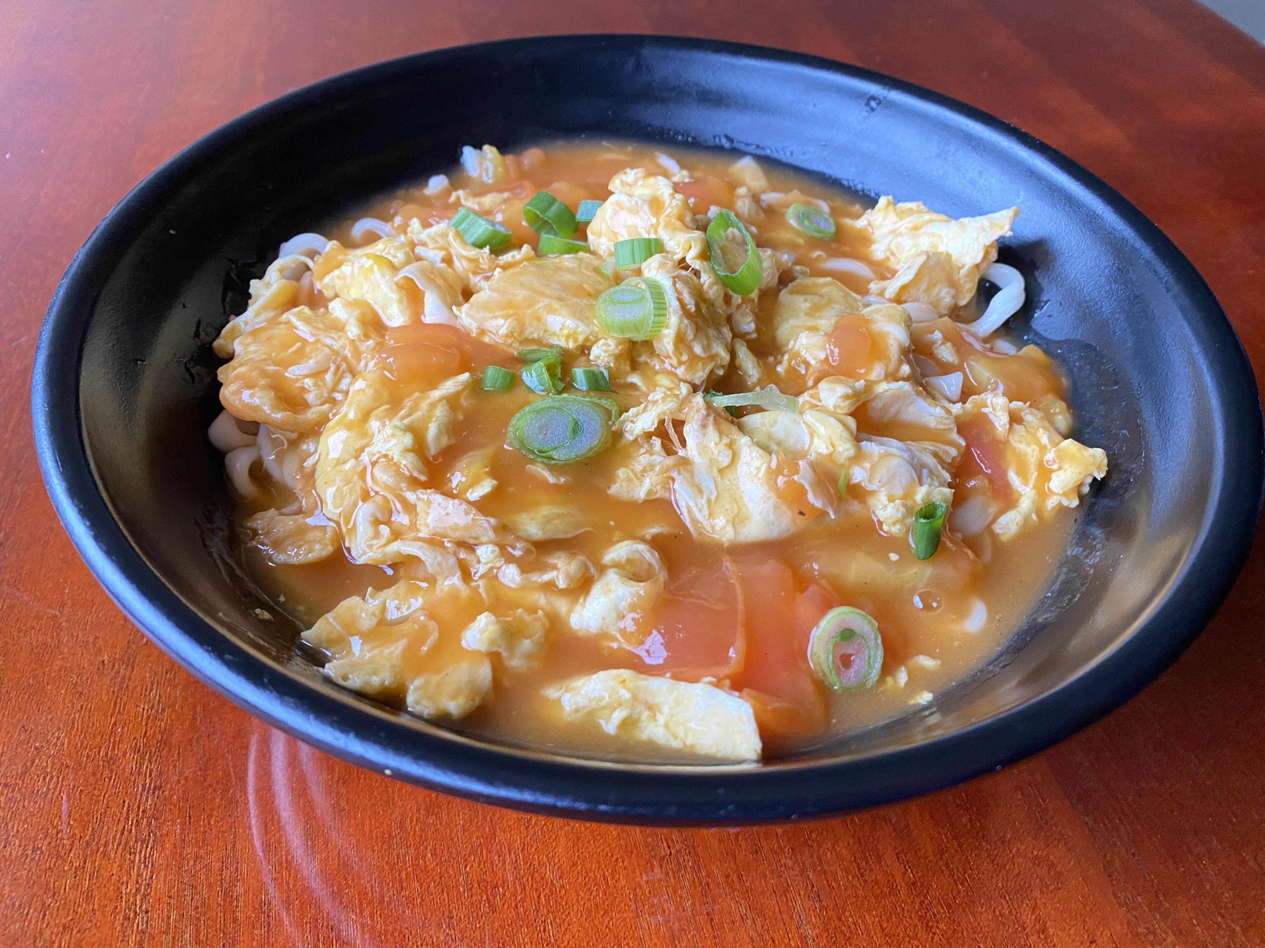 Order  Noodles with scrambled egg& tomato 鸡蛋西红柿打卤面 food online from Osaka House store, Madison on bringmethat.com