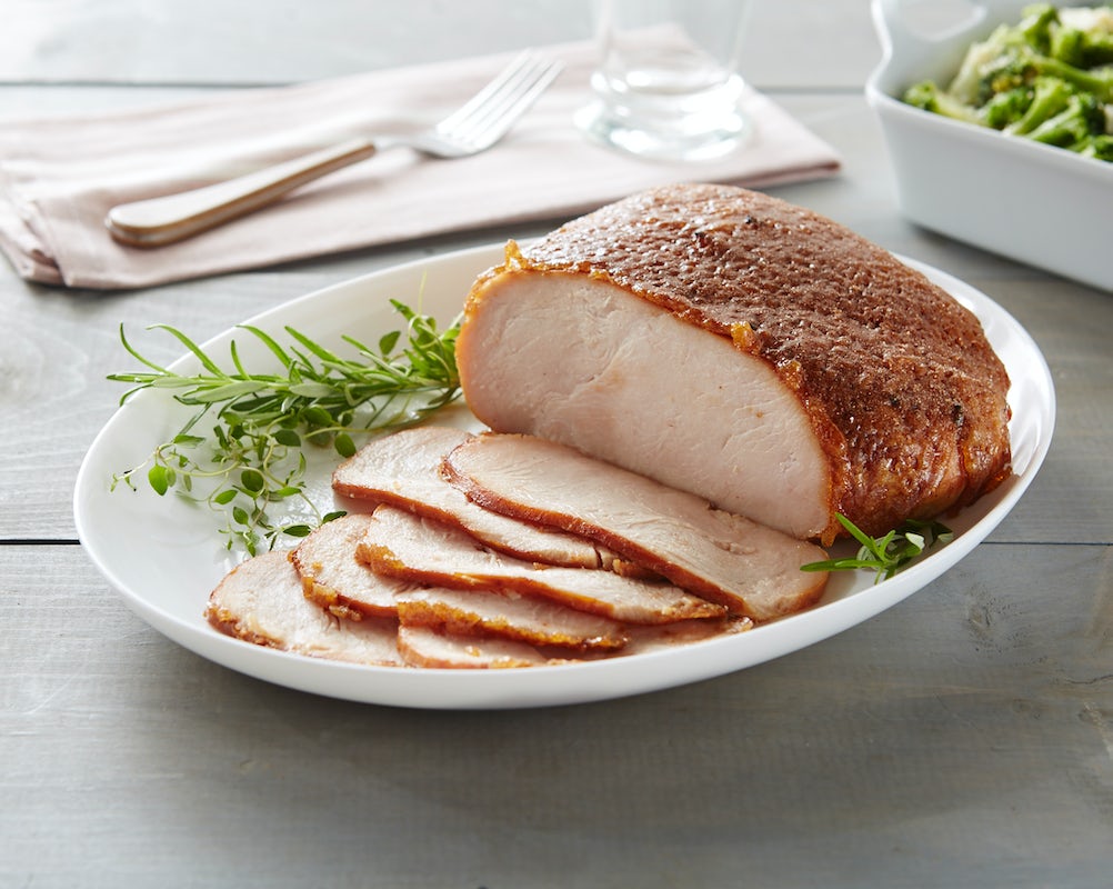 Order HoneyBaked Smoked Full Turkey Breast food online from Honey Baked Ham store, Hickory on bringmethat.com