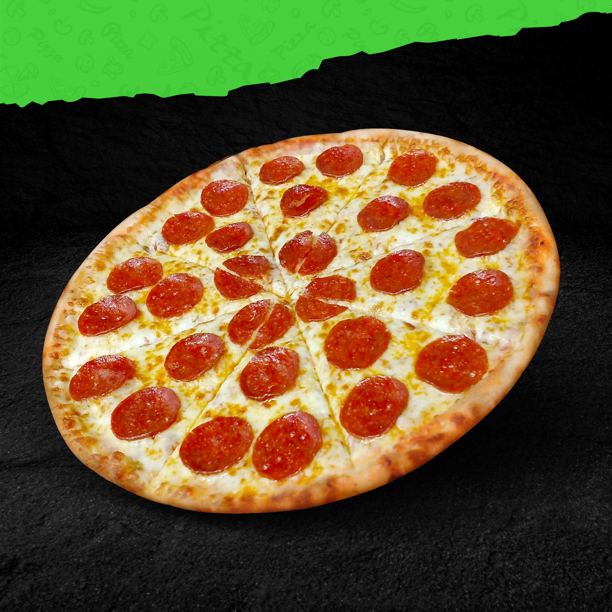 Order Thin Crust Pepperoni Pizza food online from Piara Pizza store, El Monte on bringmethat.com