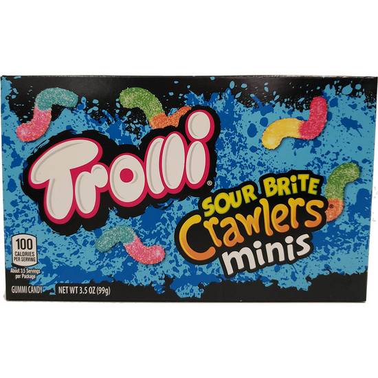 Order Trolli Sour Brite Crawlers Minis Gummy Candy, Assorted Flavors food online from Exxon Food Mart store, Port Huron on bringmethat.com