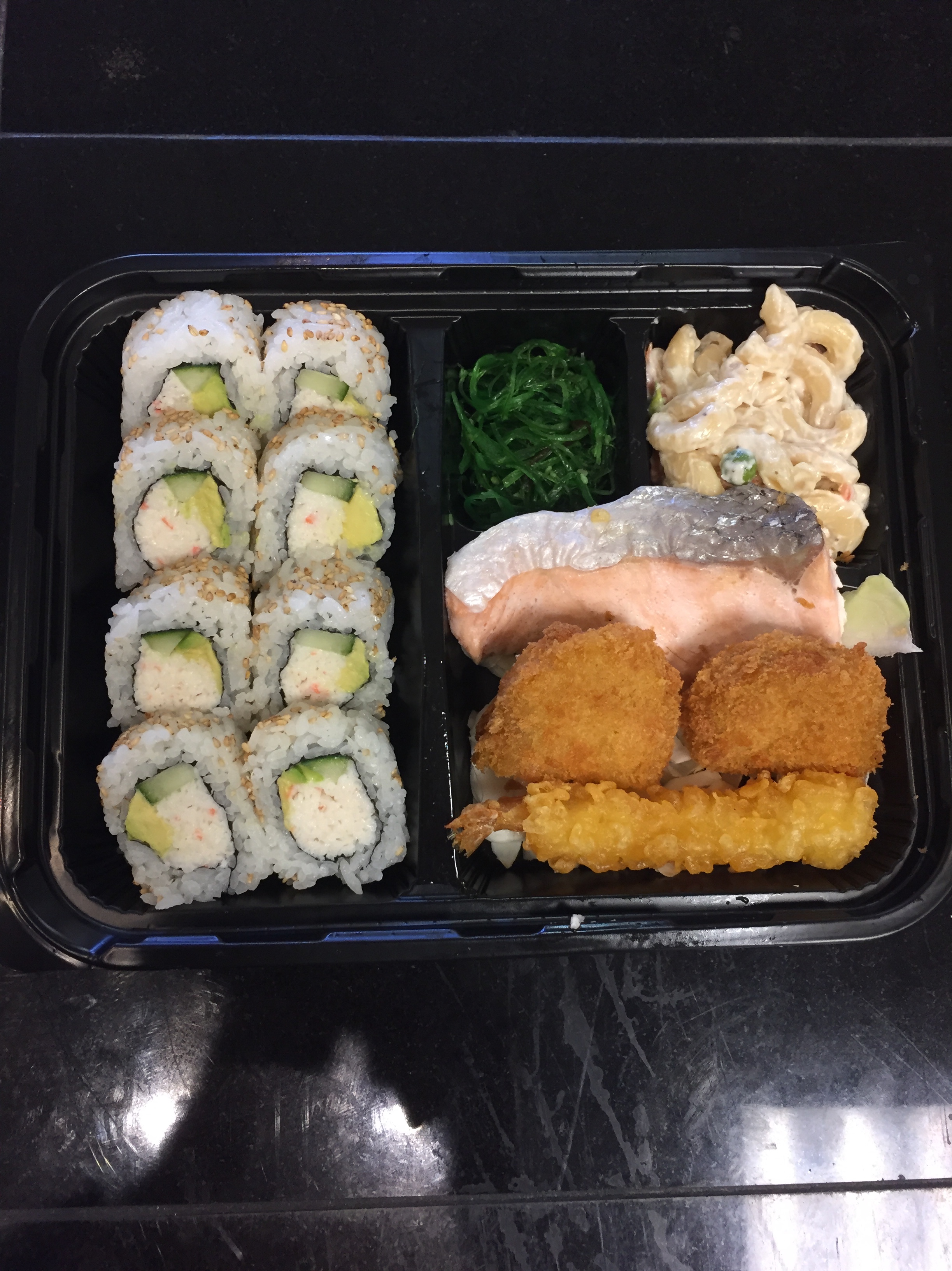 Order Salmon Shioyaki Bento Box food online from Ninja Teriyaki Sushi 2 Go store, Las Vegas on bringmethat.com