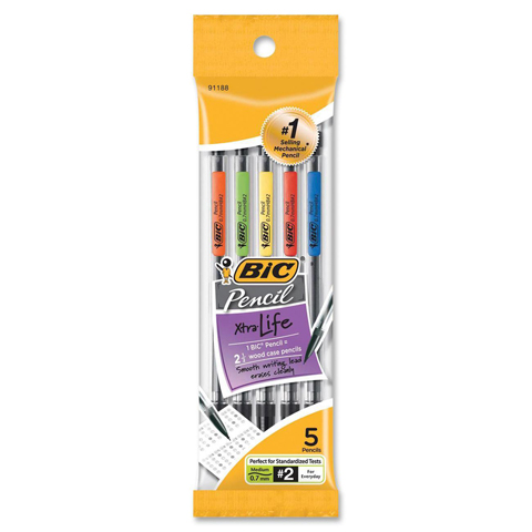 Order BIC Mechanical Pencil 5ct food online from 7-Eleven store, Houston on bringmethat.com