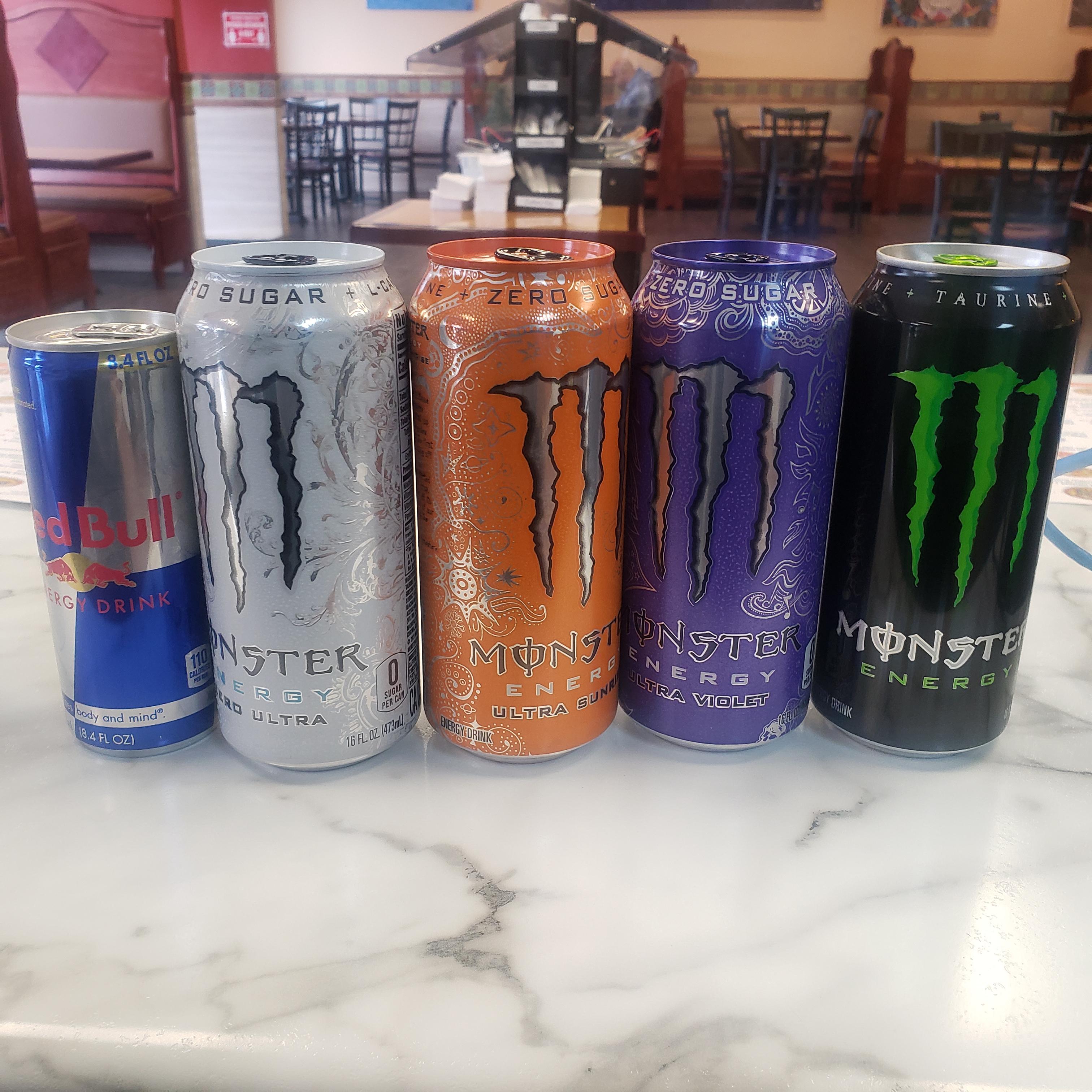 Order Energy Drinks food online from Tony Tacos Downtown store, Bloomington on bringmethat.com