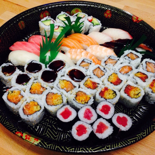 Order Sushi Platter (48pcs.) food online from RAWR Sushi store, Springfield on bringmethat.com