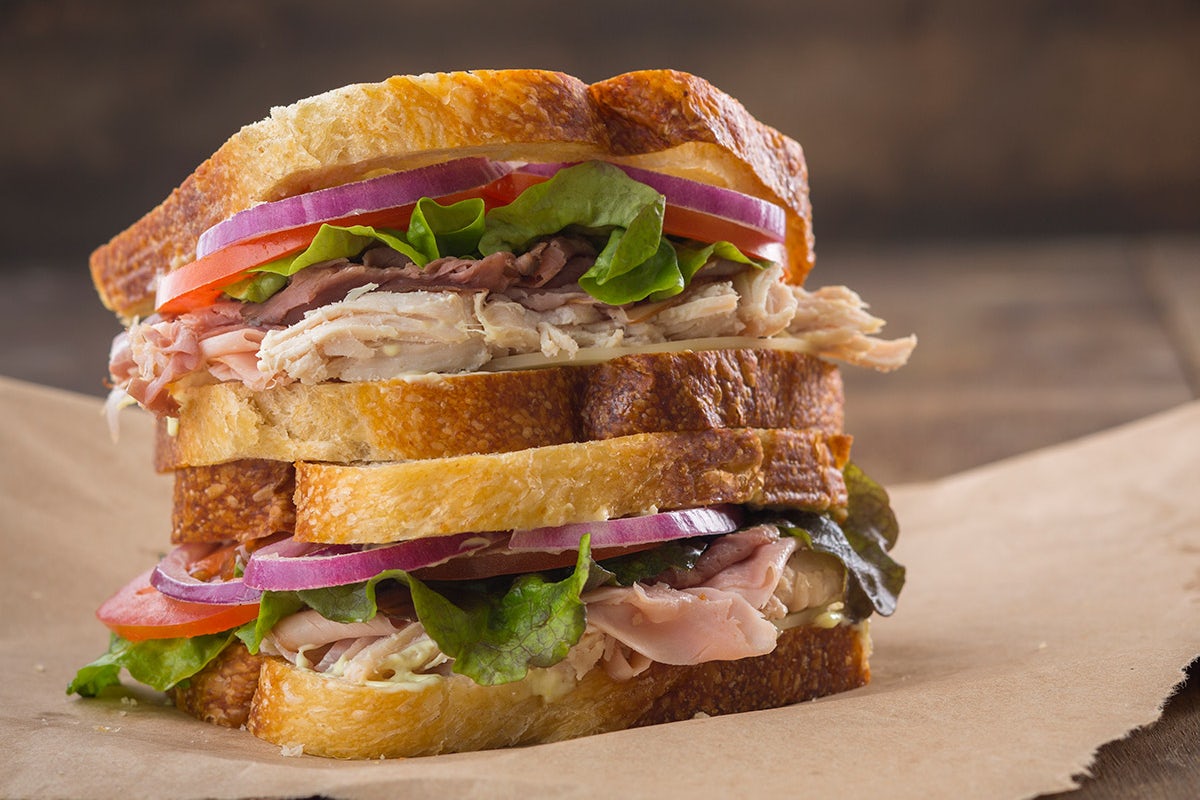Order Club Sandwich food online from Kneaders Bakery & Cafe store, Chandler on bringmethat.com