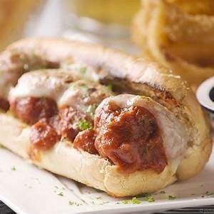 Order Meatball Parmigiana (1150 Cal) food online from Rosati's Pizza store, Chicago on bringmethat.com