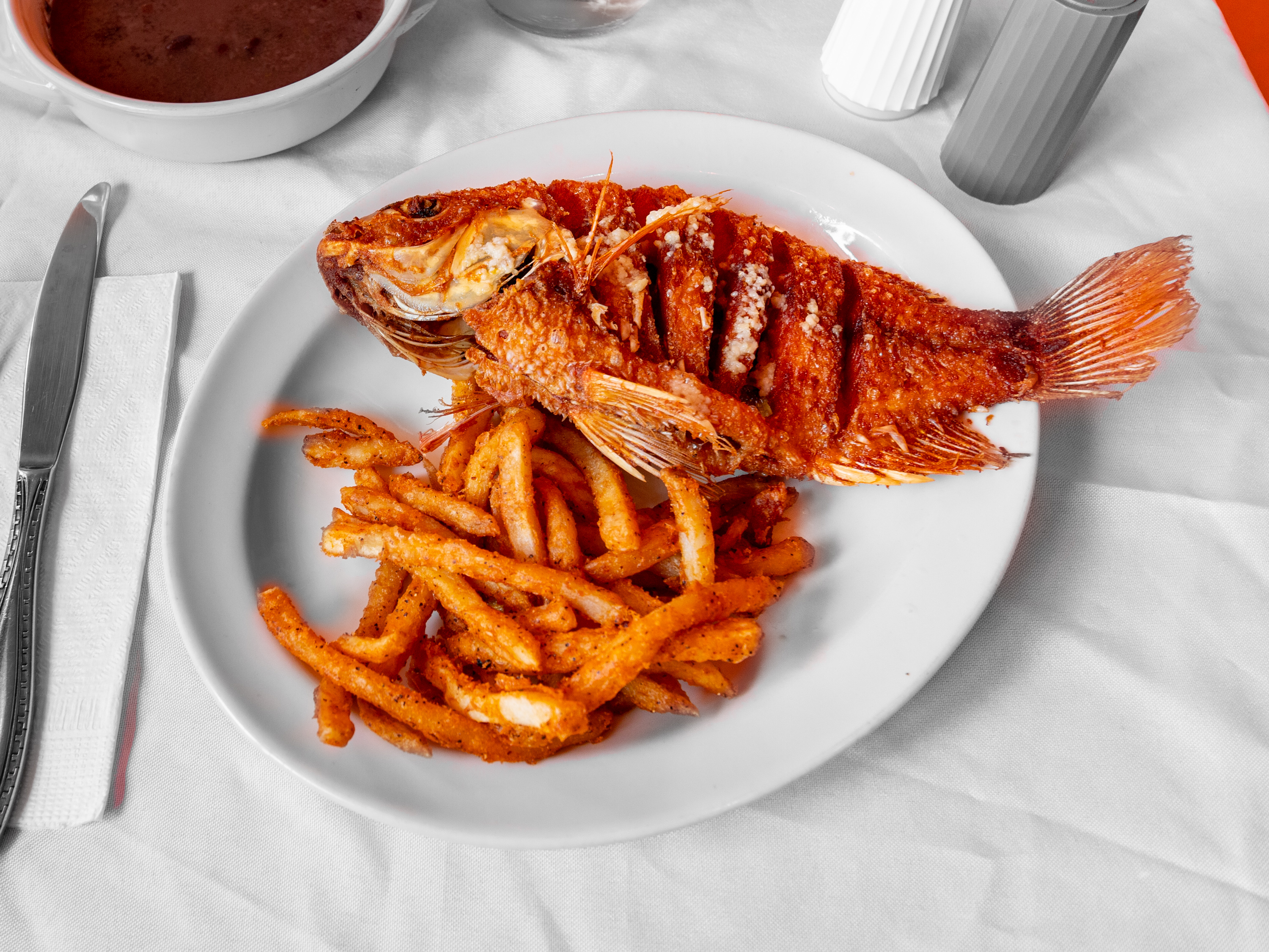 Order Whole Fried Fish food online from Sazon Frank store, Utica on bringmethat.com