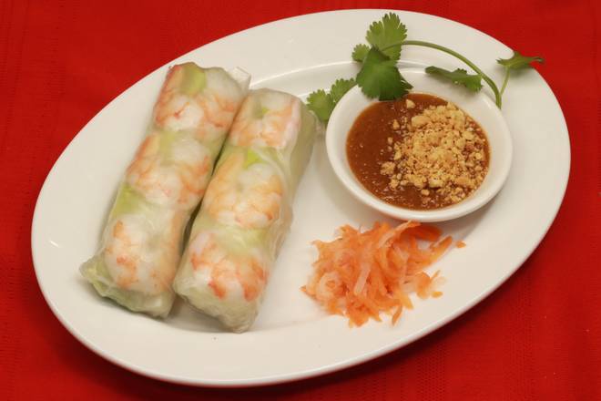 Order A5. Gỏi Cuốn Tôm - shrimp spring rolls food online from Pho Khang store, Centennial on bringmethat.com