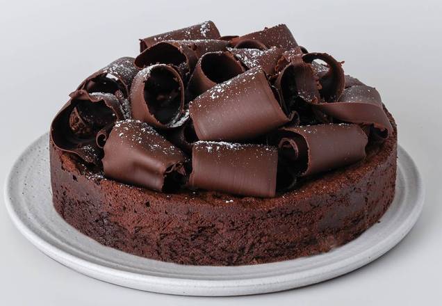 Order 9" Flourless Chocolate Cake food online from Nick Manhattan Beach store, Manhattan Beach on bringmethat.com