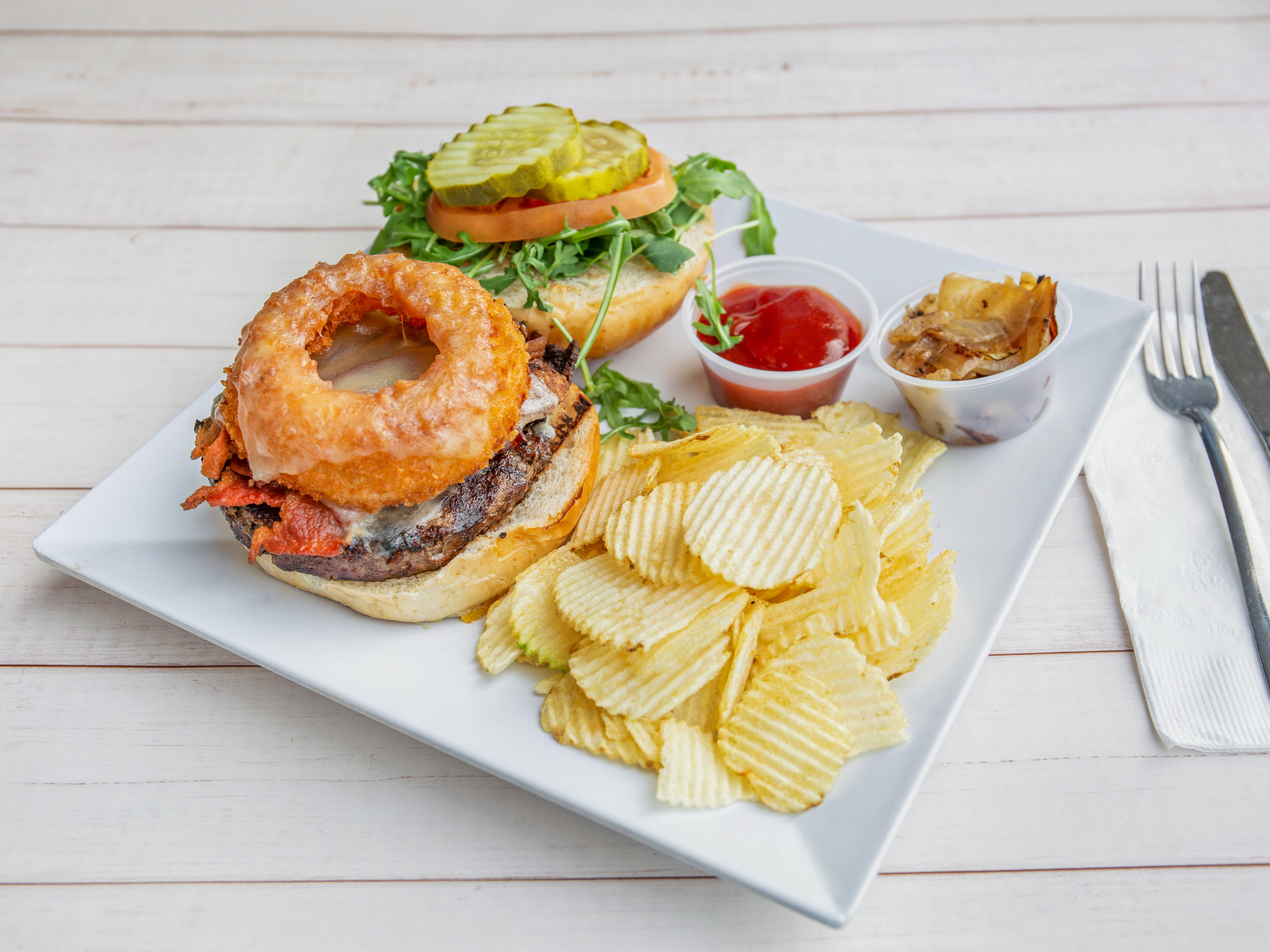 Order Ale House Burger food online from Ale House store, Newtown Square on bringmethat.com