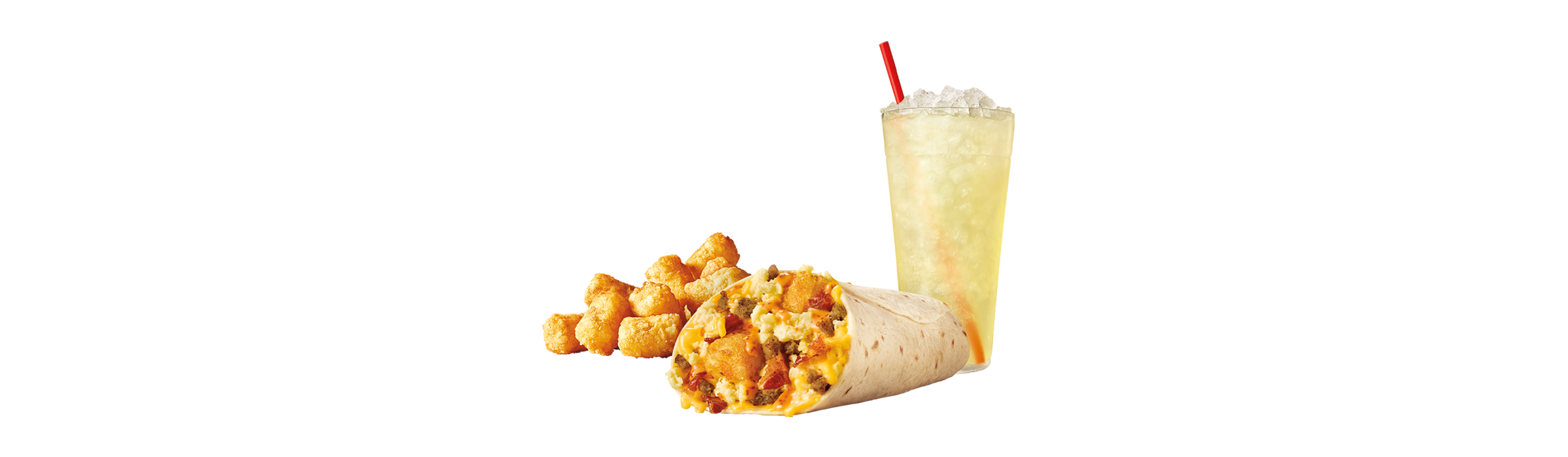 Order #15 Ultimate Meat & Cheese ® Breakfast Burrito Combo food online from Sonic store, Anaheim on bringmethat.com