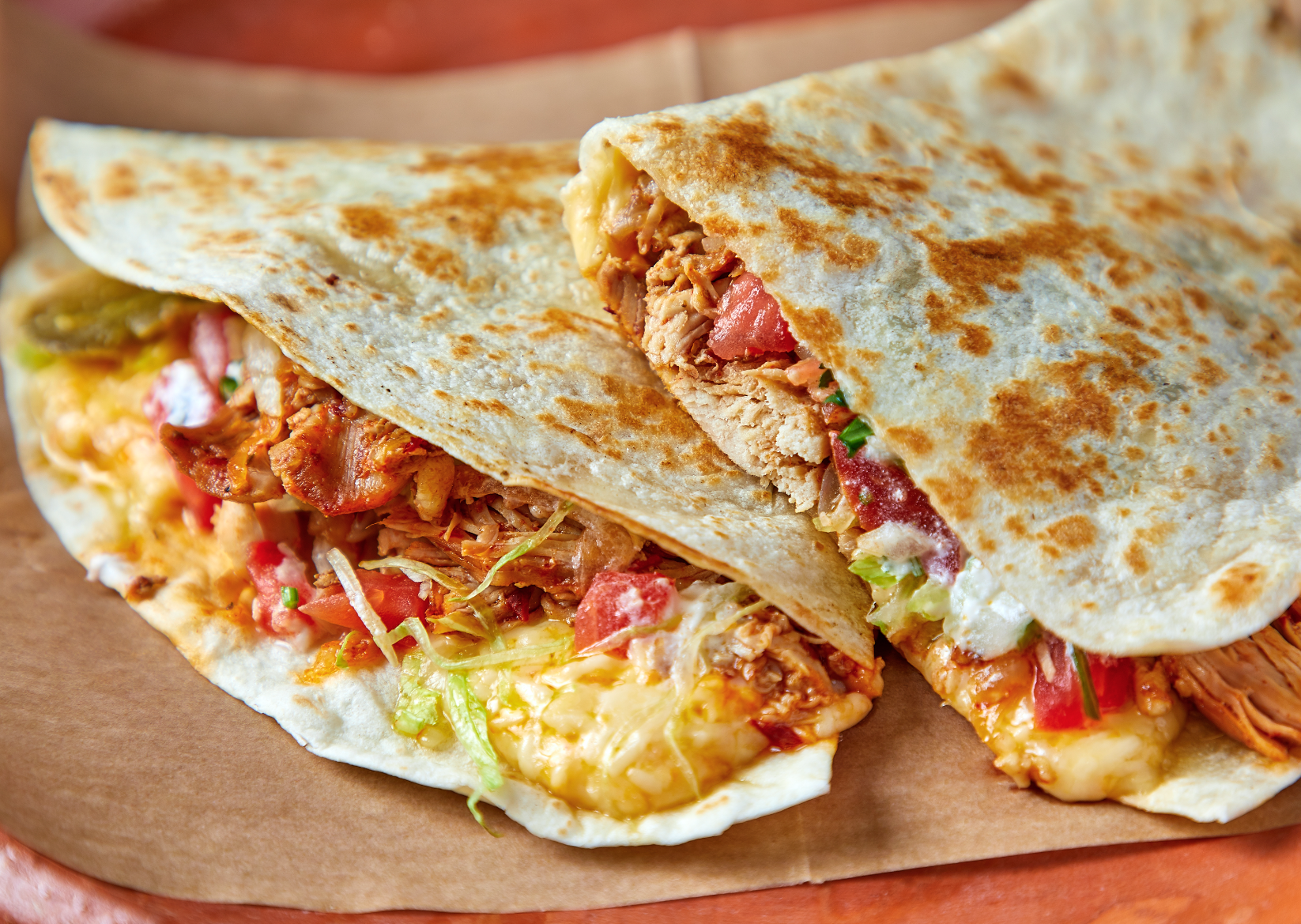 Order Chicken Supreme Quesadilla food online from Flash Taco store, Chicago on bringmethat.com