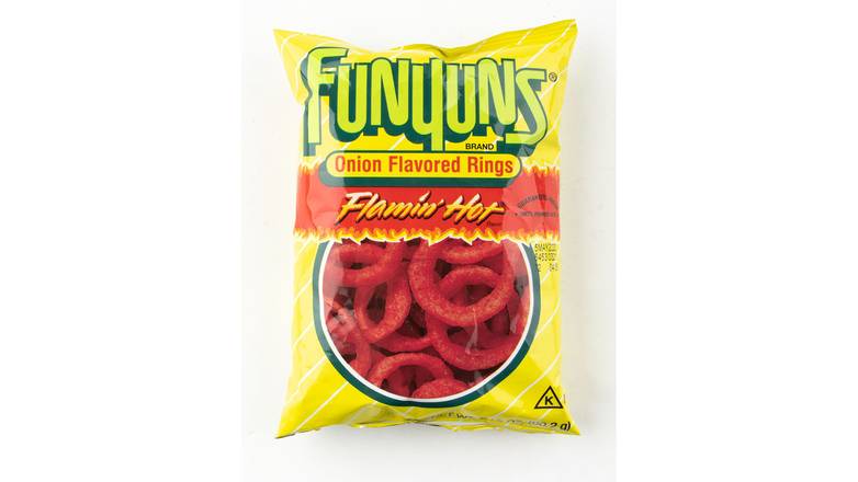 Order Funyuns Flamin' Hot Onion Flavored Rings food online from Red Roof Market store, Lafollette on bringmethat.com