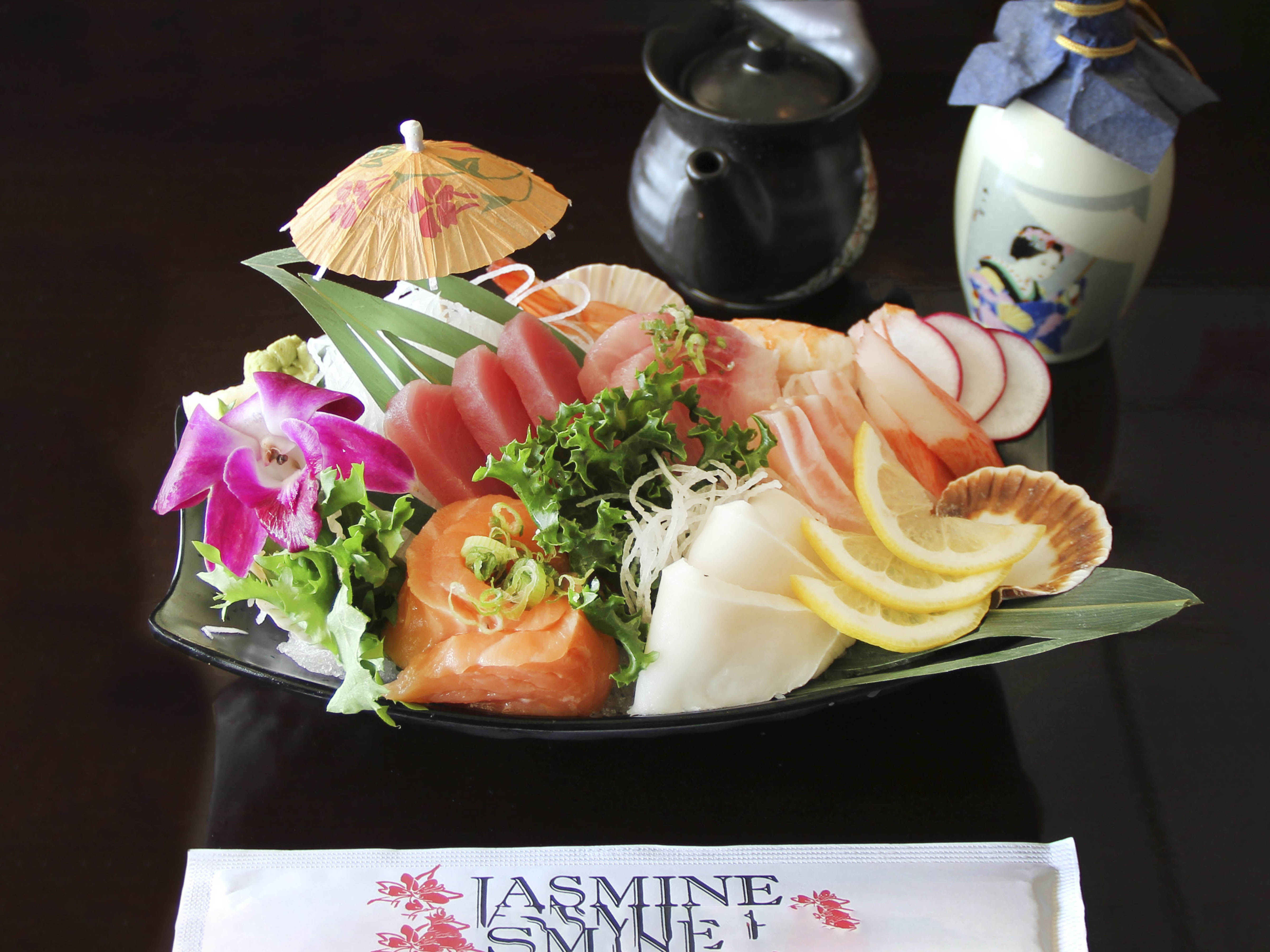 Order Sashimi Combo food online from Jasmine Oriental Cuisine store, Medford on bringmethat.com
