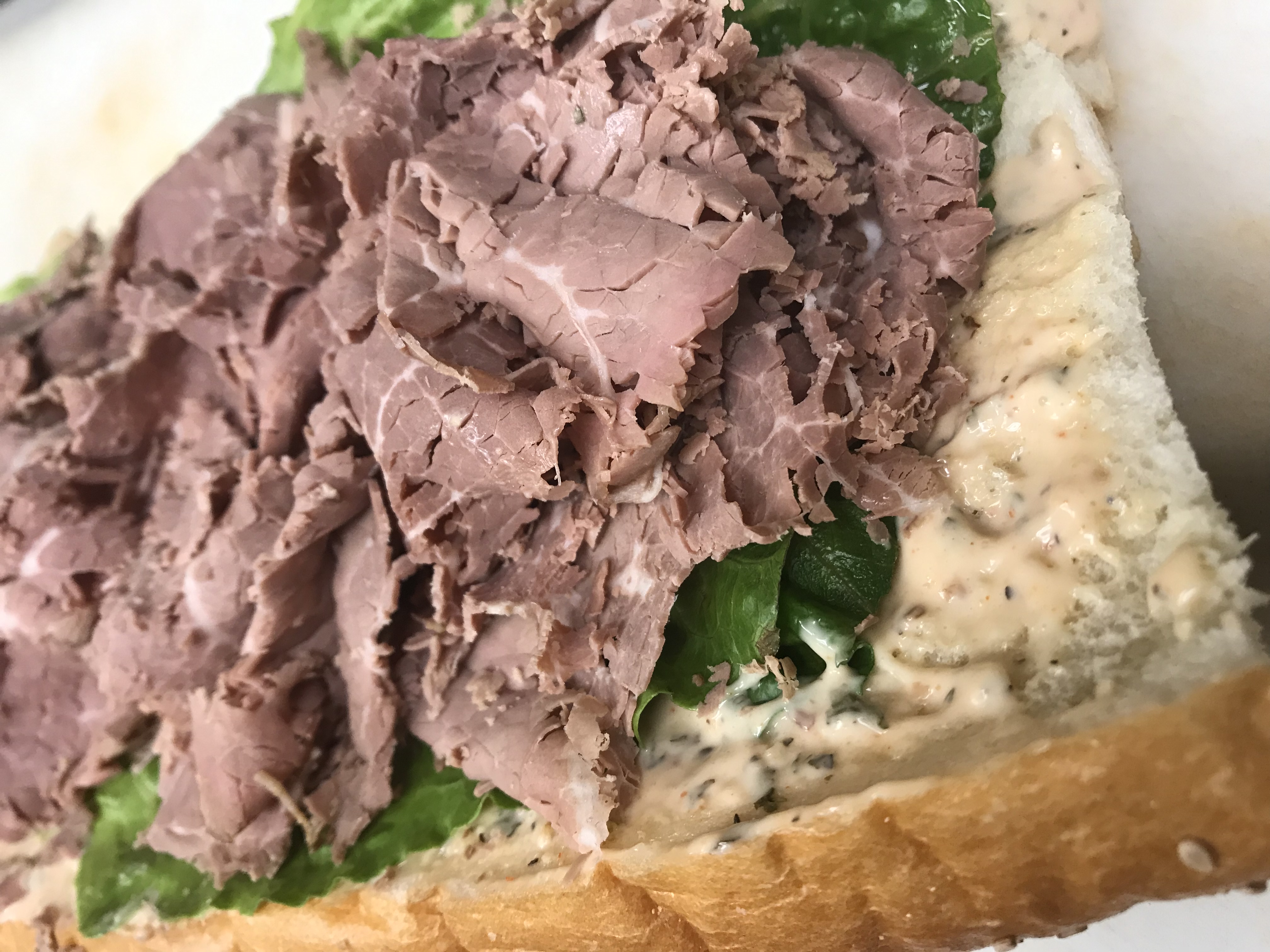 Order CJ's Cajun Roast Beef Hoagie food online from Lennie Hoagies store, Philadelphia on bringmethat.com