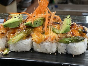 Order Baked Lobster Roll food online from Aki Sushi & Japanese Fusion store, San Jacinto on bringmethat.com