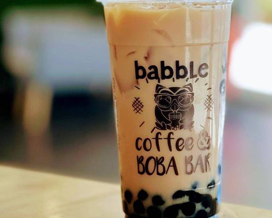 Order Iced BABBLE Milk Tea food online from Babble Coffee And Boba Bar store, Oklahoma City on bringmethat.com