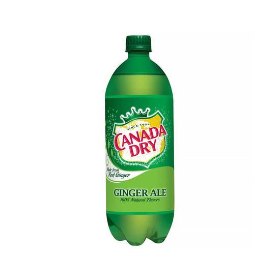 Order Canada Dry - Ginger Ale 1L food online from Pink Dot Logan Heights store, San Diego on bringmethat.com