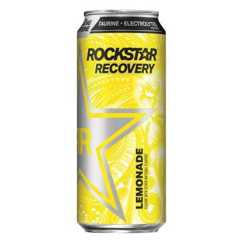 Order Rockstar · Recovery Lemonade Energy Drink Taurine & Electrolytes (16 fl oz) food online from Mesa Liquor store, Mesa on bringmethat.com