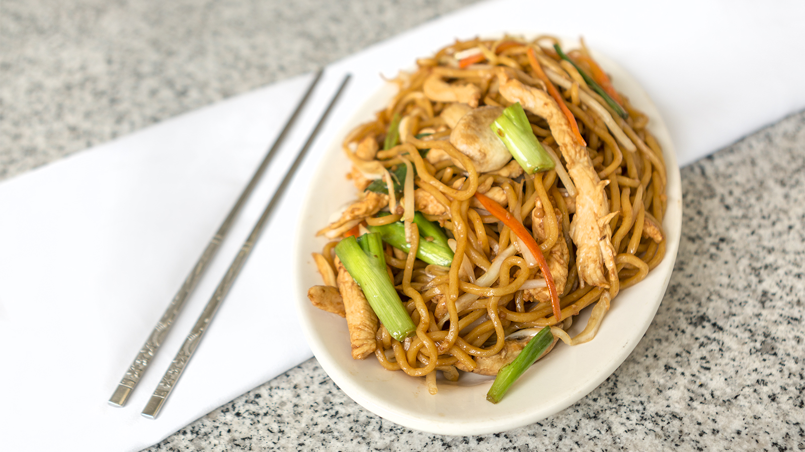 Order Lo Mein Dinner food online from China Express store, Vienna on bringmethat.com
