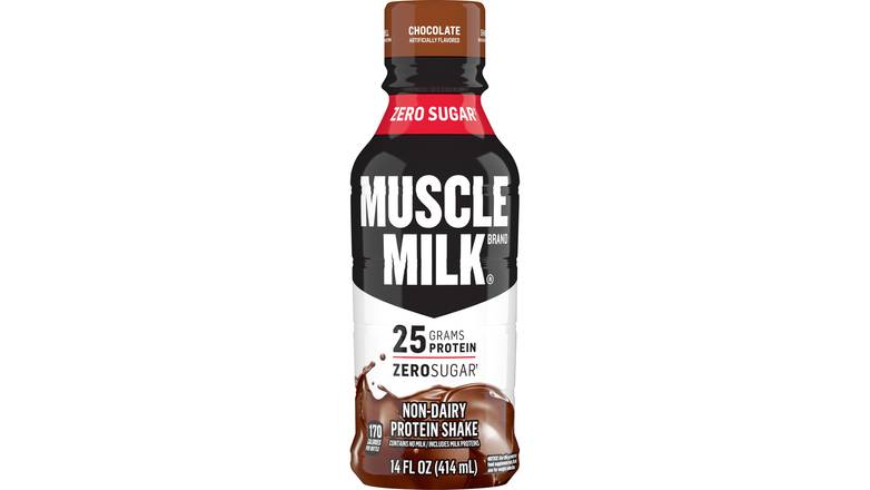 Order Muscle Milk Genuine Protein Shake Chocolate food online from Trumbull Mobil store, Trumbull on bringmethat.com