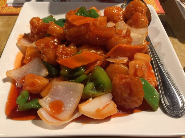 Order 69. Sweet and Sour Shrimp food online from Golden Pho store, Norwalk on bringmethat.com