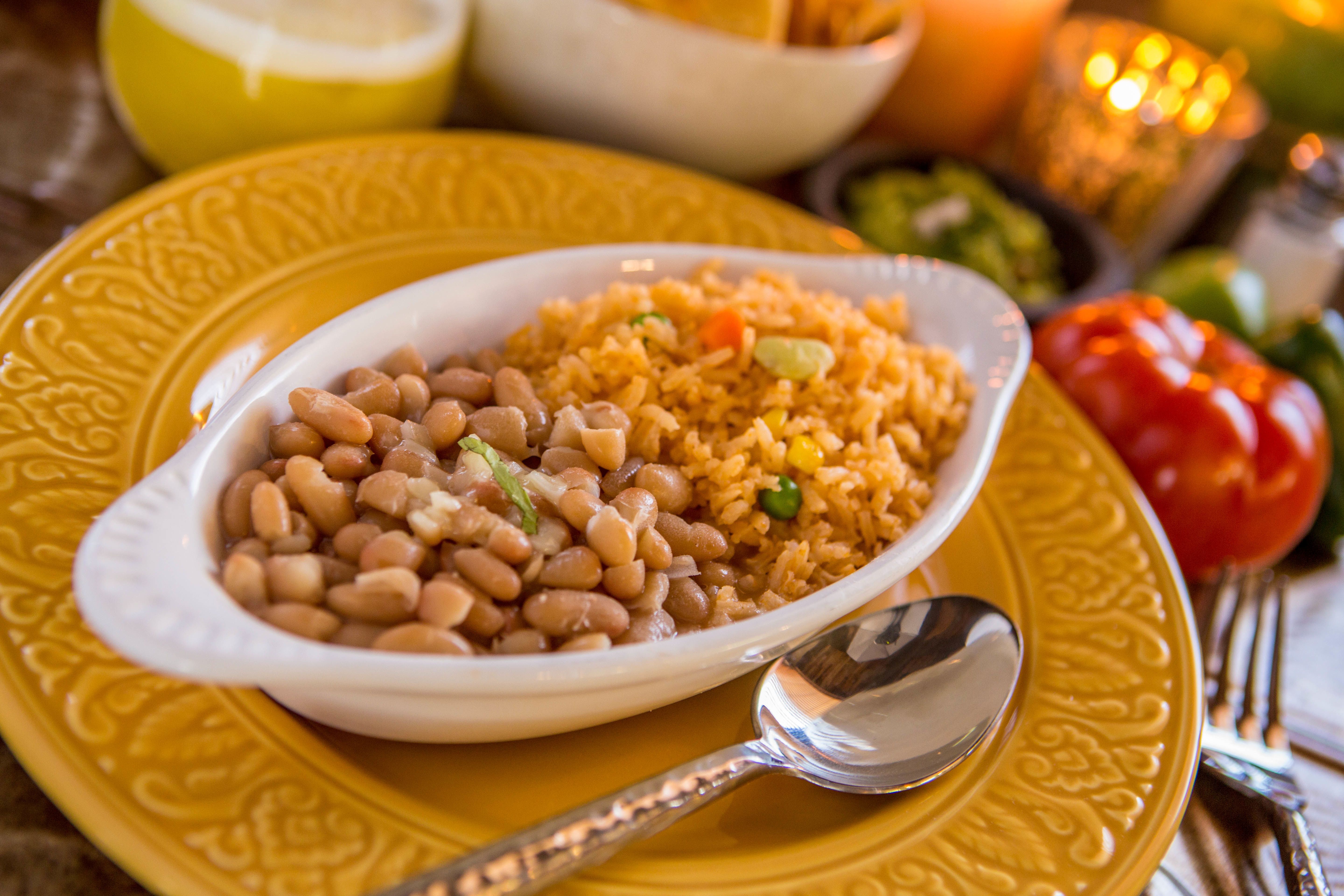 Order Beans and Rice food online from Frijoles & Frescas Grilled Tacos store, Las Vegas on bringmethat.com