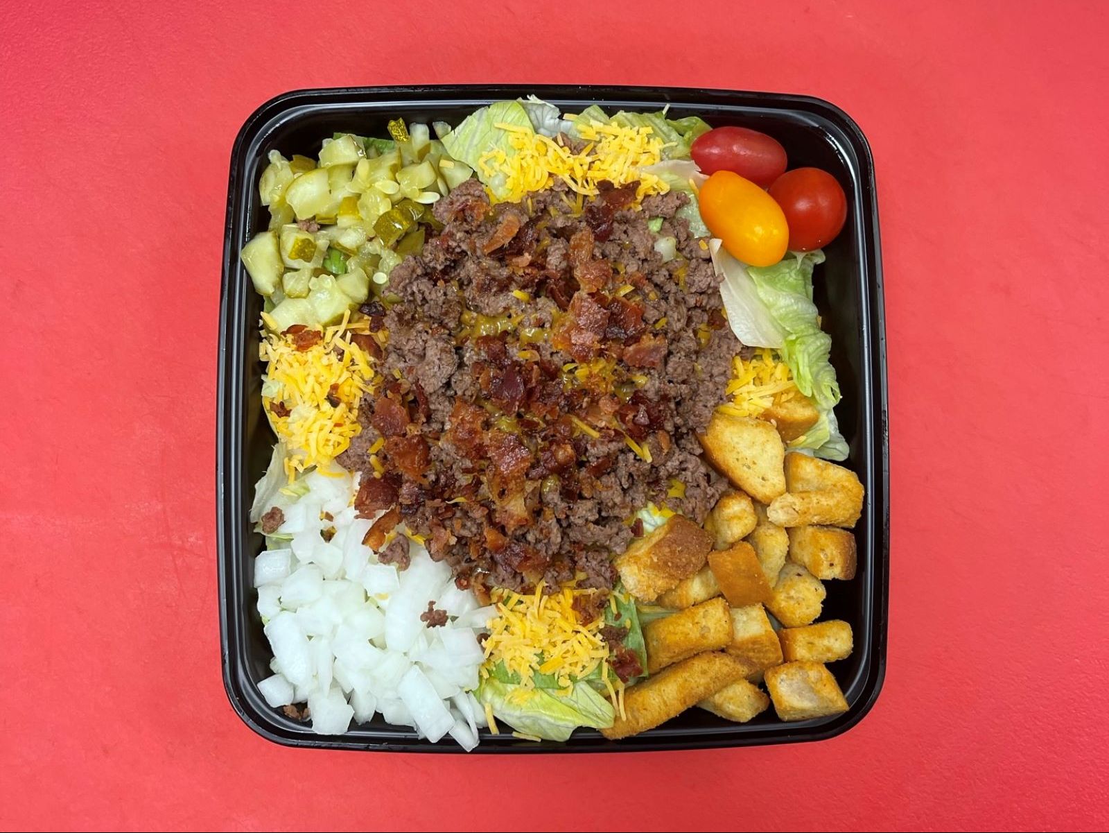 Order No Bun Salad food online from Lunch Box store, Dearborn Heights on bringmethat.com