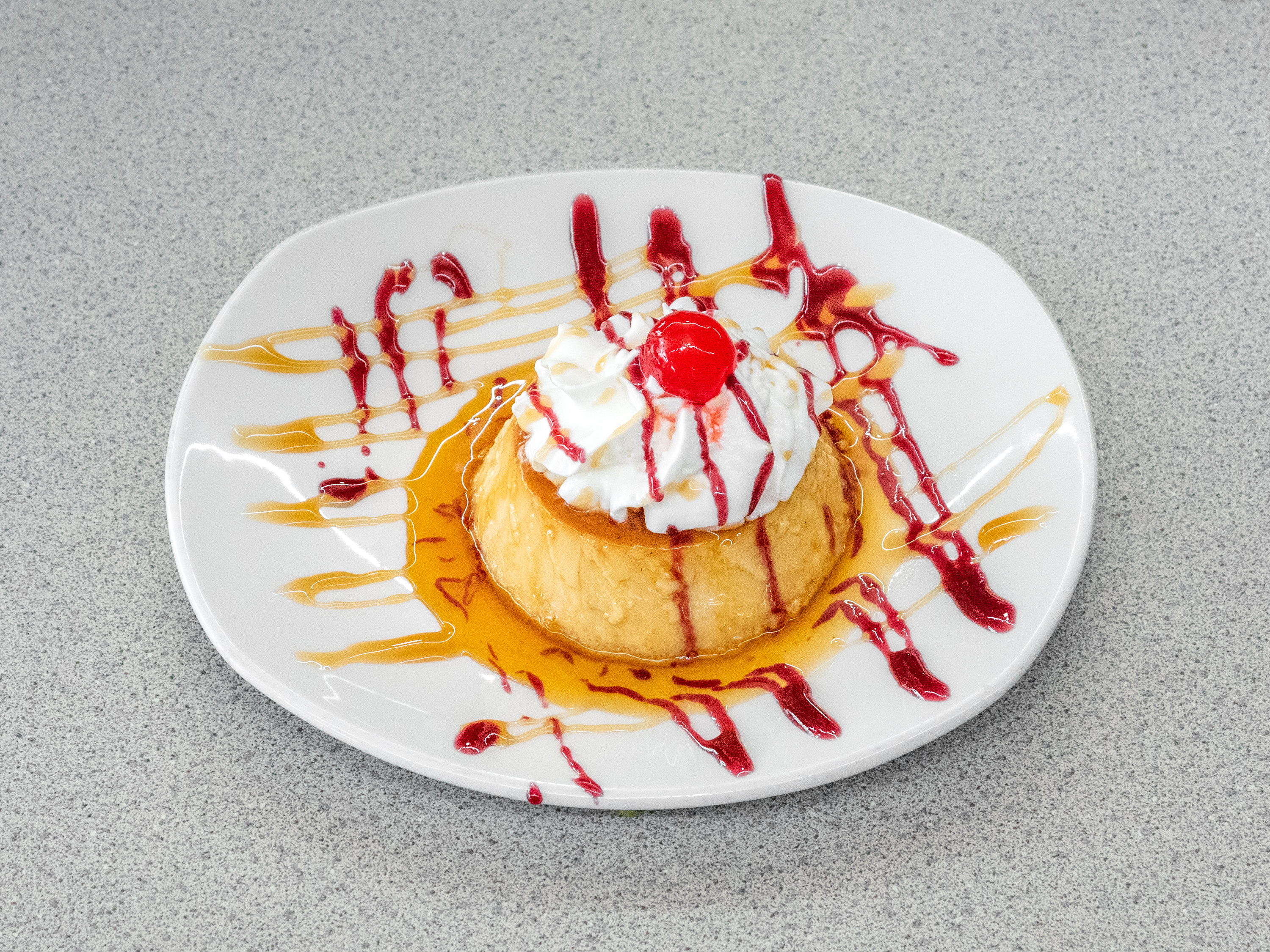 Order Flan food online from Luna Mexican Rotiserrie store, Louisville on bringmethat.com