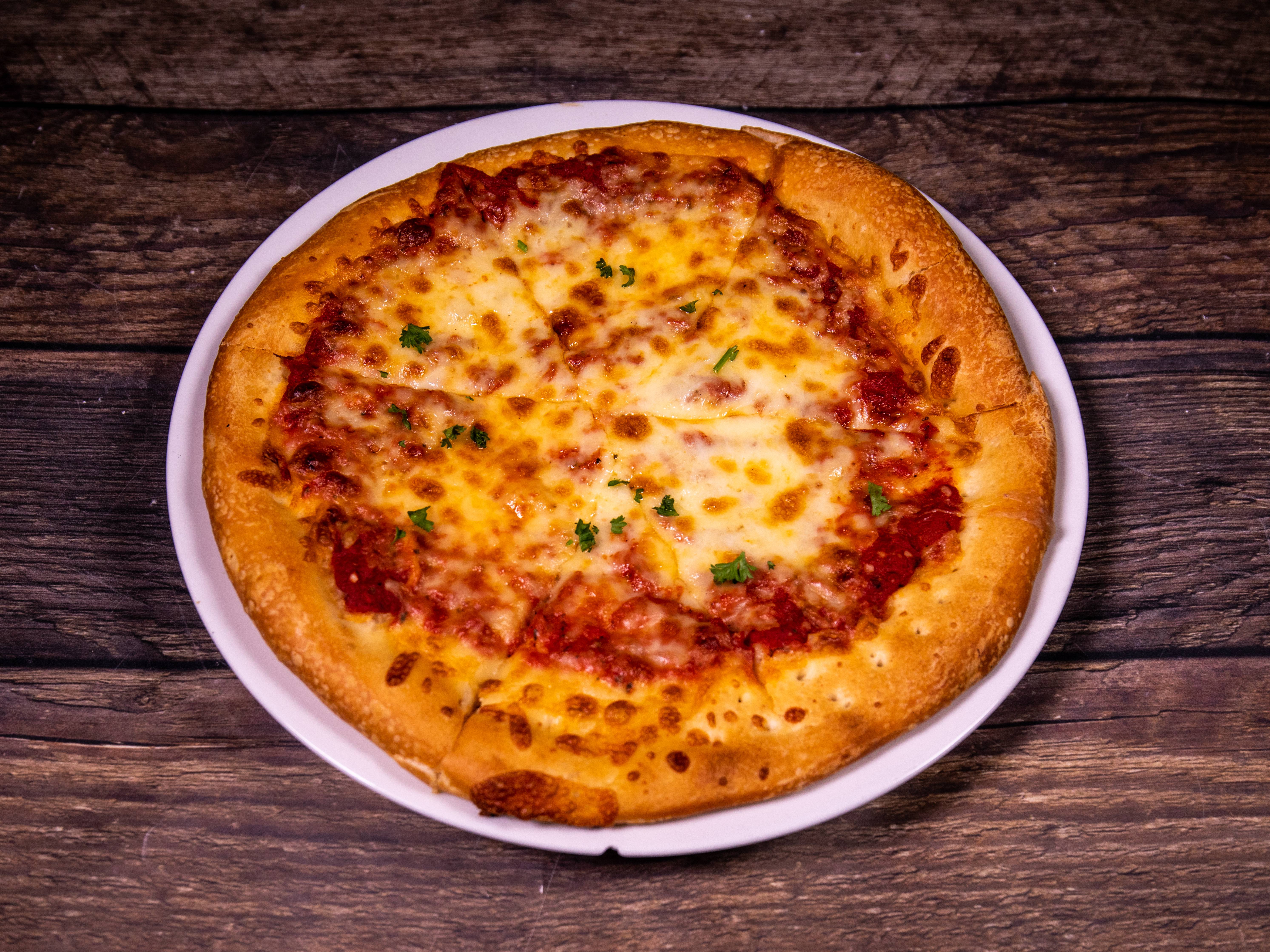 Order Cheese Pizza food online from Flamin' Stone store, Spring on bringmethat.com