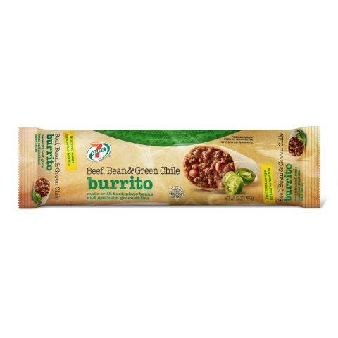 Order 7-Select Green Chili, Beef & Bean Burrito 10oz food online from 7-Eleven store, Lakewood on bringmethat.com
