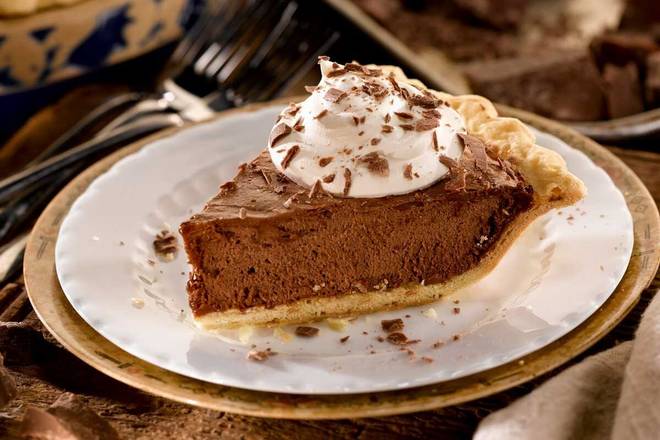 Order French Silk Pie - Slice food online from Ocharley store, Mobile on bringmethat.com